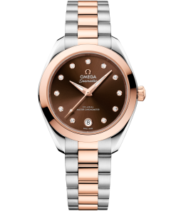 Omega SEAMASTER AQUA TERRA 150M 30 mm, steel ‑ Sedna™ gold on steel ‑ Sedna™ gold 220.20.30.20.63.001