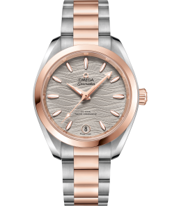 Omega SEAMASTER AQUA TERRA 150M 34 mm, steel ‑ Sedna™ gold on steel ‑ Sedna™ gold 220.20.34.20.06.001
