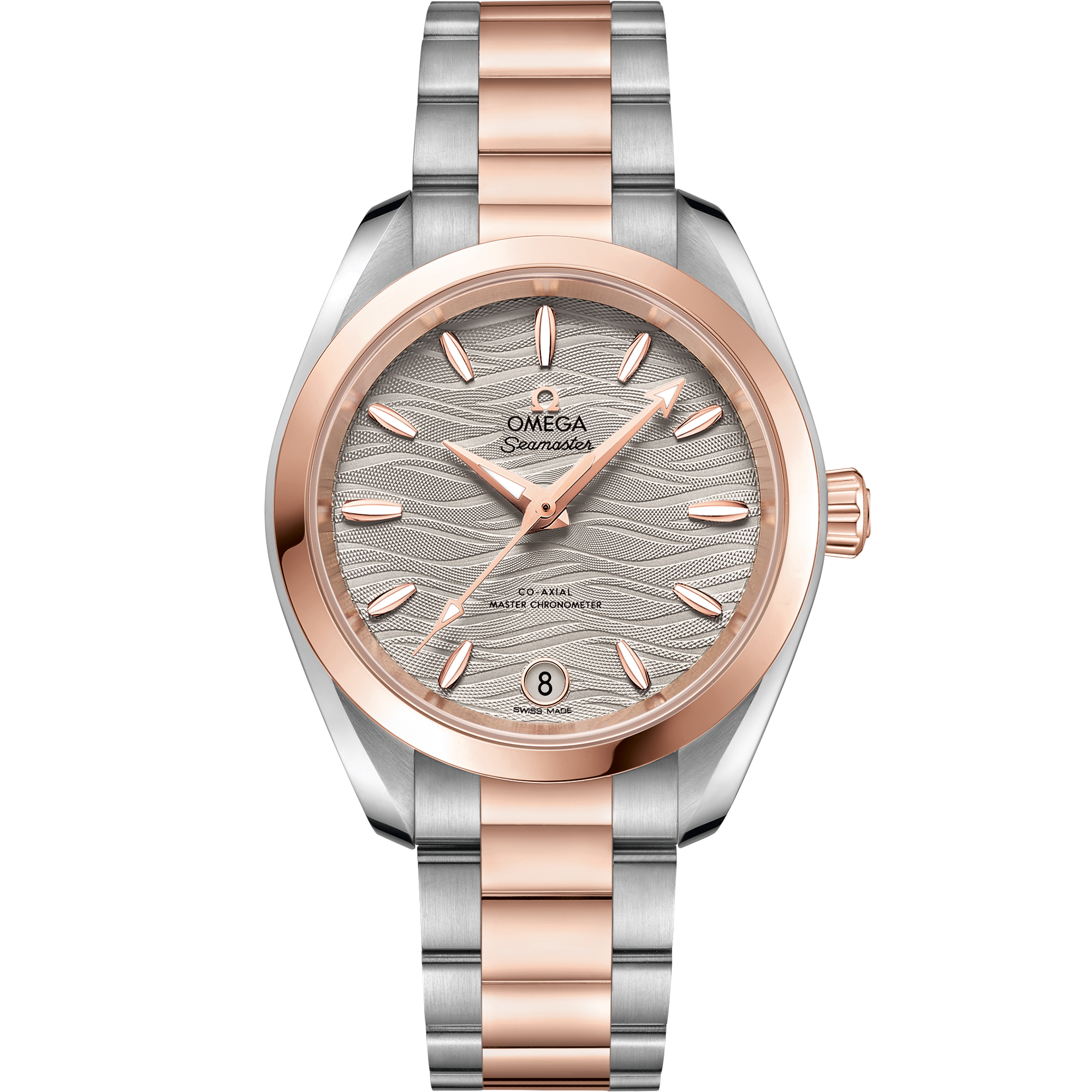 Omega SEAMASTER AQUA TERRA 150M 34 mm, steel ‑ Sedna™ gold on steel ‑ Sedna™ gold 220.20.34.20.06.001