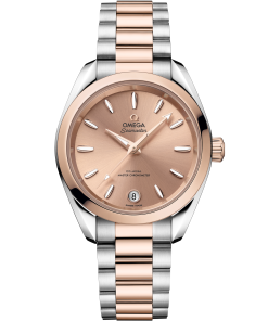 Omega SEAMASTER AQUA TERRA SHADES 34 mm, steel ‑ Sedna™ gold on steel ‑ Sedna™ gold 220.20.34.20.10.001