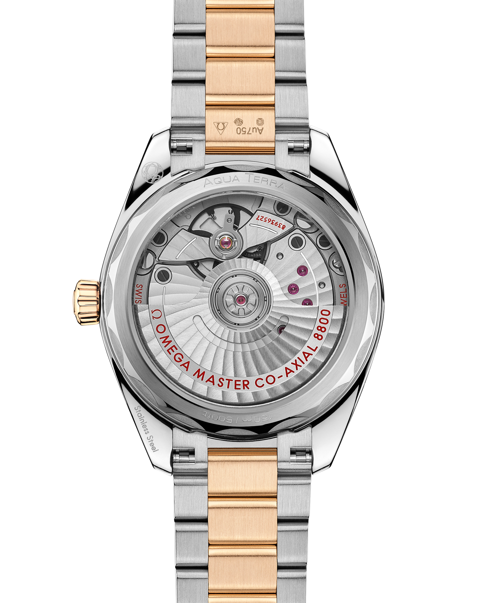 Omega SEAMASTER AQUA TERRA SHADES 34 mm, steel ‑ Moonshine™ gold on steel ‑ Moonshine™ gold 220.20.34.20.10.002 - Image 2