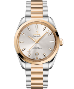 Omega SEAMASTER AQUA TERRA SHADES 38 mm, steel ‑ Moonshine™ gold on steel ‑ Moonshine™ gold 220.20.38.20.02.002