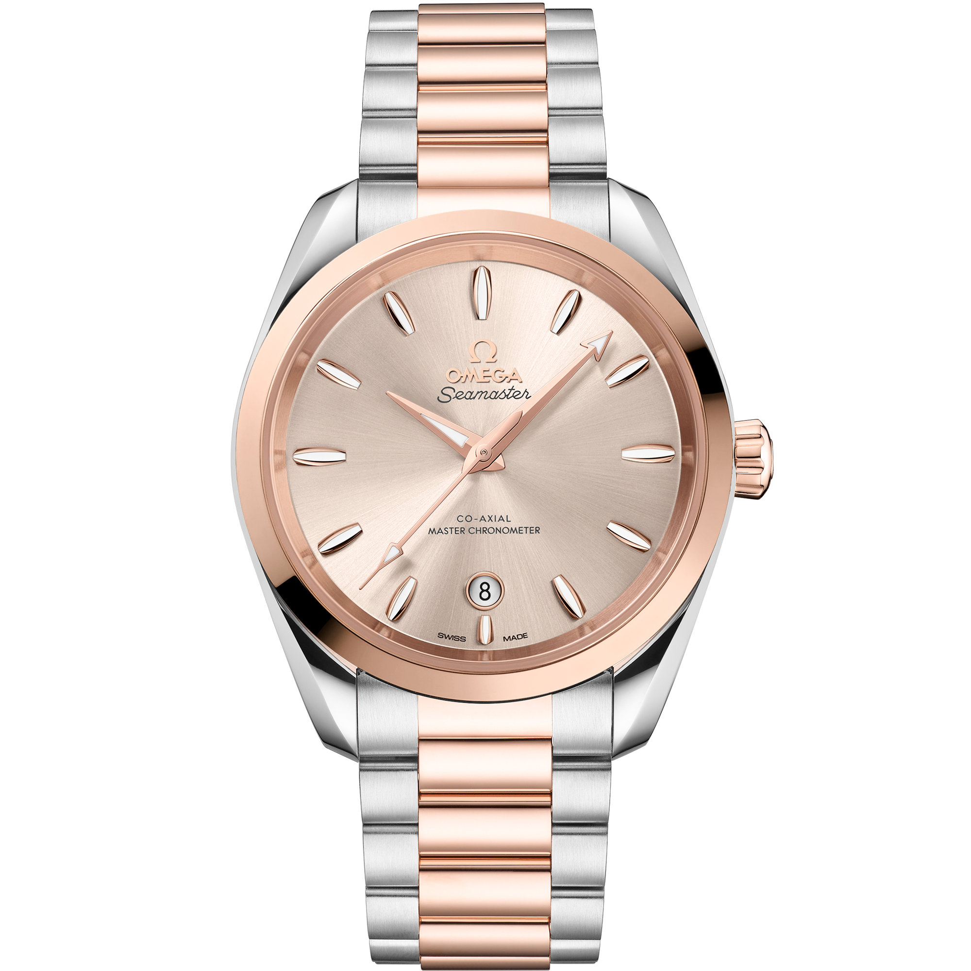 Omega SEAMASTER AQUA TERRA SHADES 38 mm, steel ‑ Sedna™ gold on steel ‑ Sedna™ gold 220.20.38.20.09.001