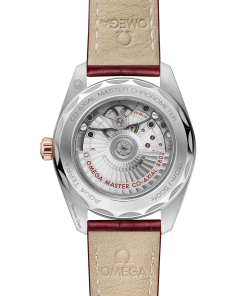 Alternative view of Omega SEAMASTER AQUA TERRA 150M 38 mm, steel ‑ Sedna™ gold on leather strap 220.23.38.20.59.001