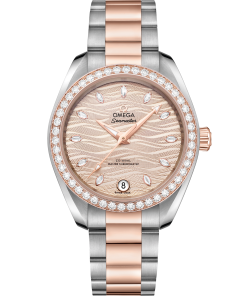 Omega SEAMASTER AQUA TERRA 150M 34 mm, steel ‑ Sedna™ gold on steel ‑ Sedna™ gold 220.25.34.20.59.001