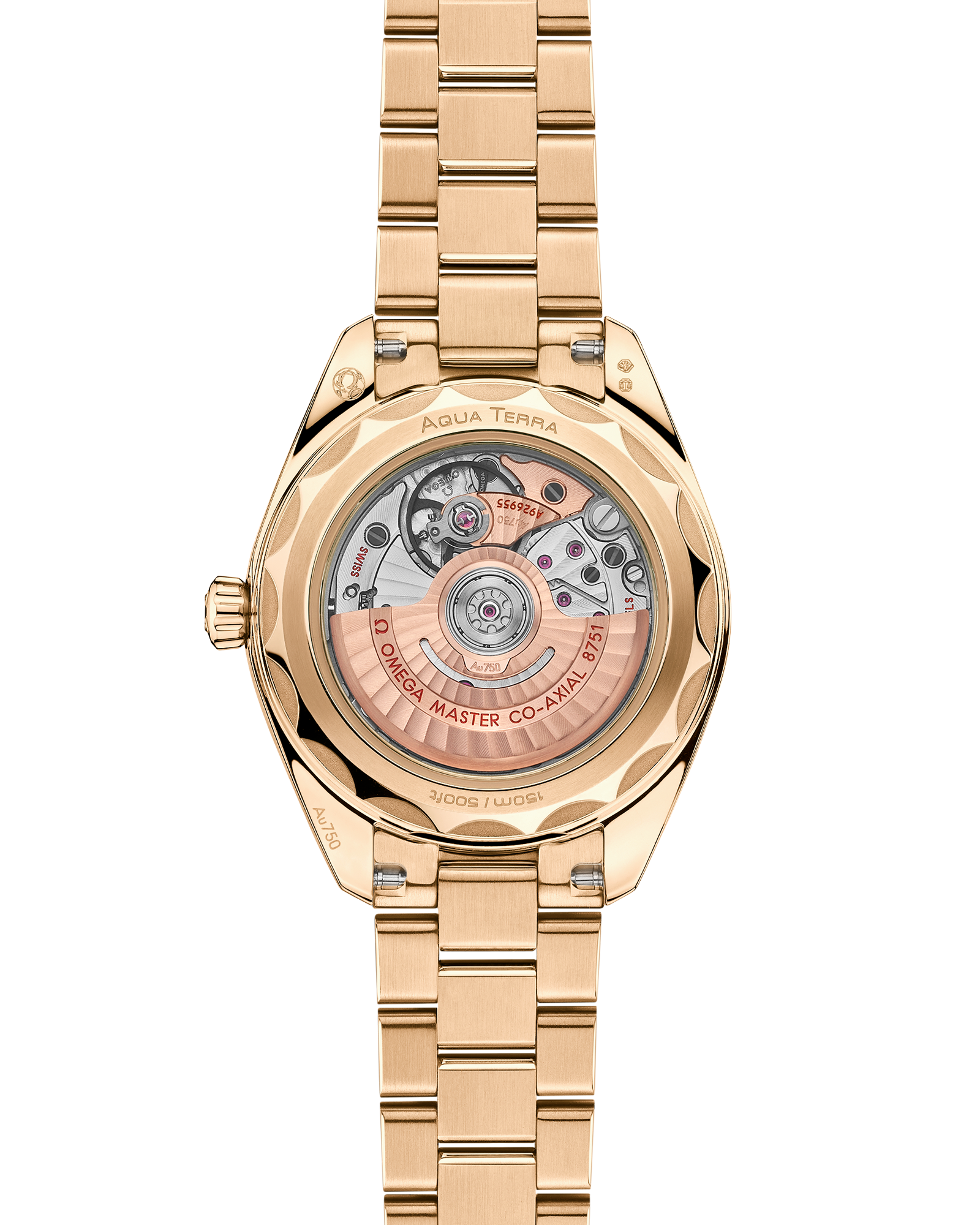 Omega SEAMASTER AQUA TERRA 150M 30 mm, Moonshine™ gold on Moonshine™ gold 220.50.30.20.08.001 - Image 2