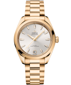 Omega SEAMASTER AQUA TERRA SHADES 34 mm, Moonshine™ gold on Moonshine™ gold 220.50.34.20.02.001