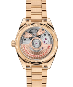 Alternative view of Omega SEAMASTER AQUA TERRA SHADES 34 mm, Moonshine™ gold on Moonshine™ gold 220.50.34.20.02.001