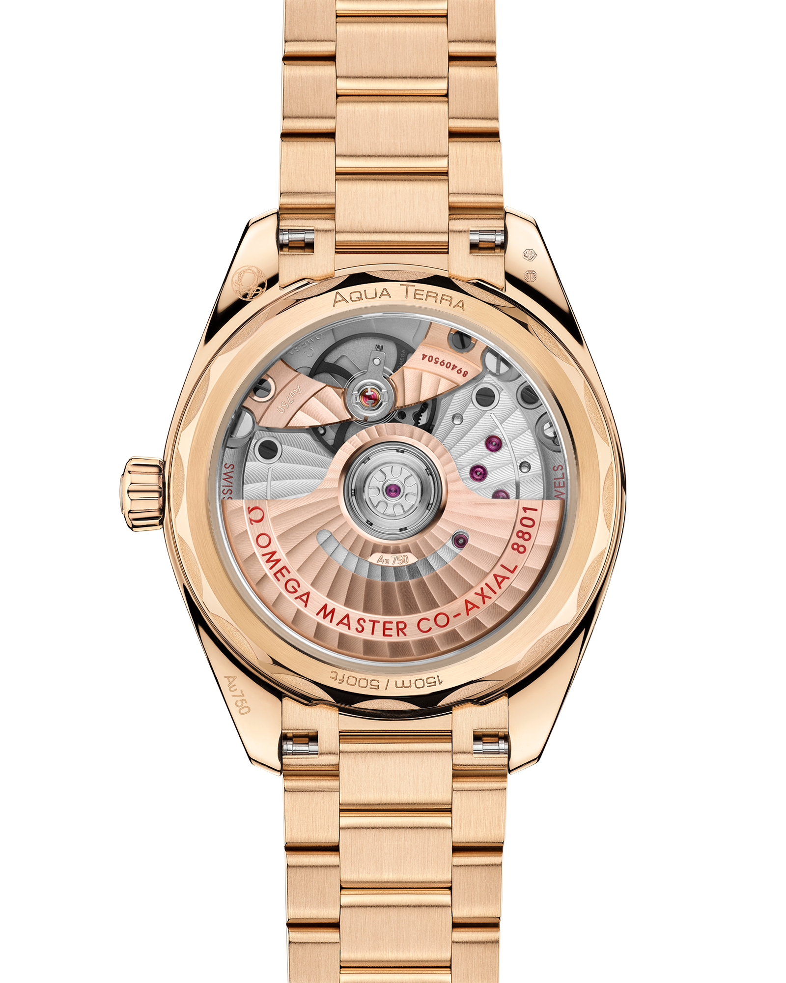 Omega SEAMASTER AQUA TERRA SHADES 34 mm, Moonshine™ gold on Moonshine™ gold 220.50.34.20.02.001 - Image 2