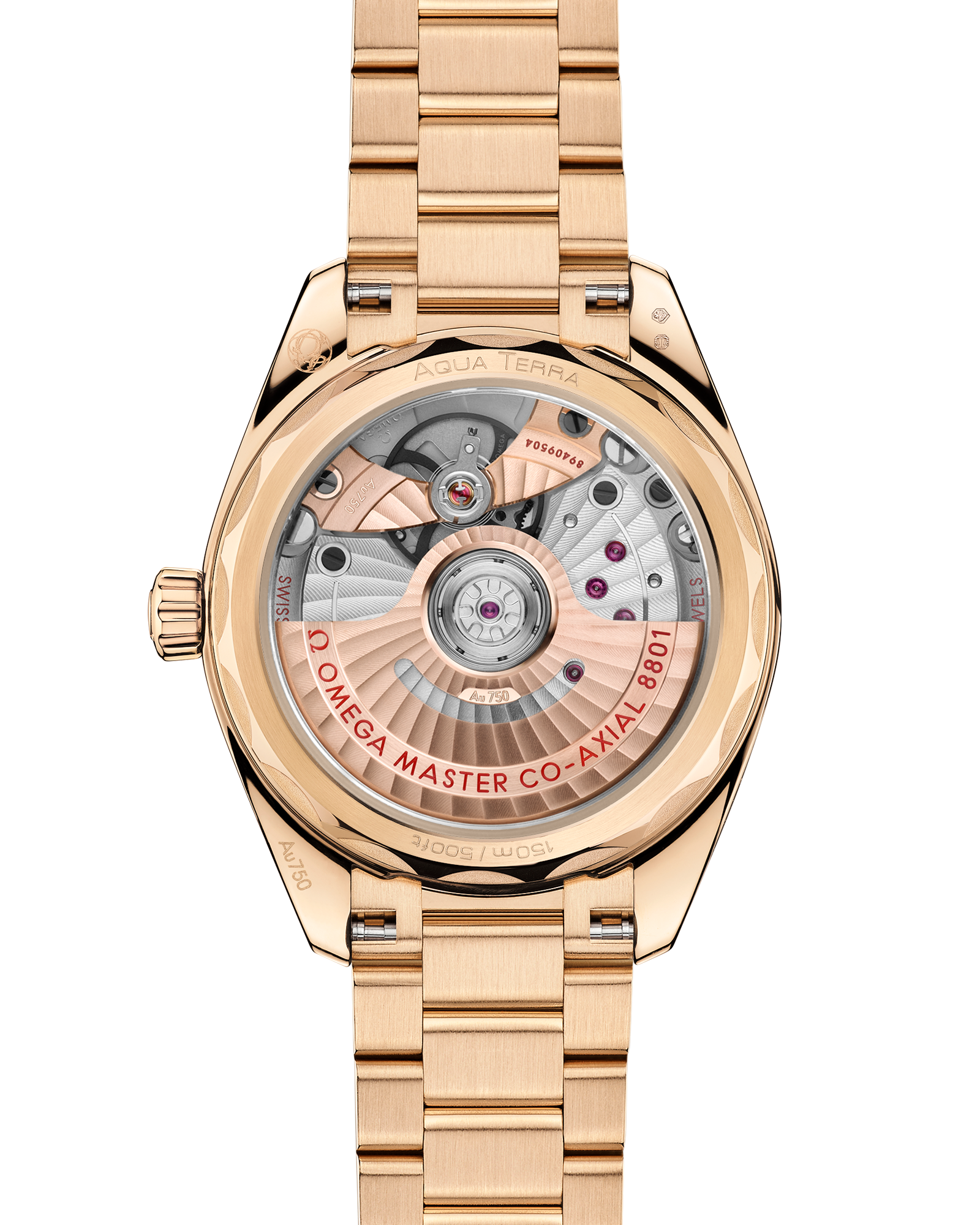 Omega SEAMASTER AQUA TERRA SHADES 34 mm, Moonshine™ gold on Moonshine™ gold 220.50.34.20.08.001 - Image 2