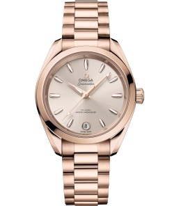 Omega SEAMASTER AQUA TERRA SHADES 34 mm, Sedna™ gold on Sedna™ gold 220.50.34.20.09.001