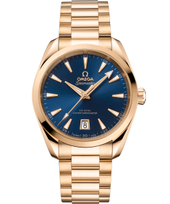 Omega SEAMASTER AQUA TERRA 150M 38 mm, Moonshine™ gold on Moonshine™ gold 220.50.38.20.03.001