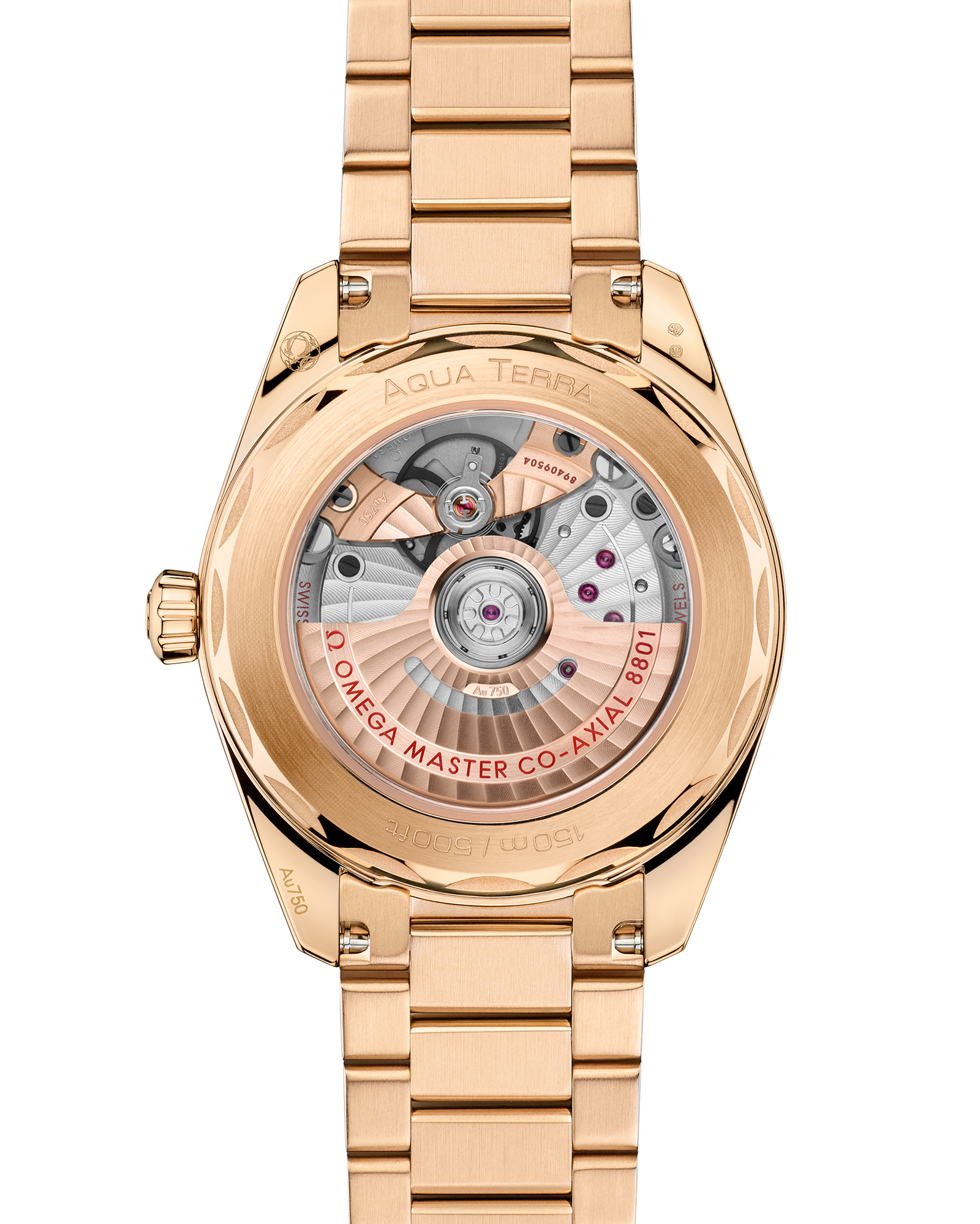 Omega SEAMASTER AQUA TERRA 150M 38 mm, Moonshine™ gold on Moonshine™ gold 220.50.38.20.03.001 - Image 2