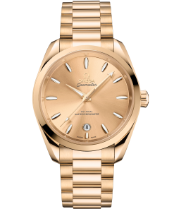 Omega SEAMASTER AQUA TERRA SHADES 38 mm, Moonshine™ gold on Moonshine™ gold 220.50.38.20.08.001