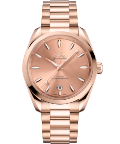 Omega SEAMASTER AQUA TERRA SHADES 38 mm, Sedna™ gold on Sedna™ gold 220.50.38.20.10.001