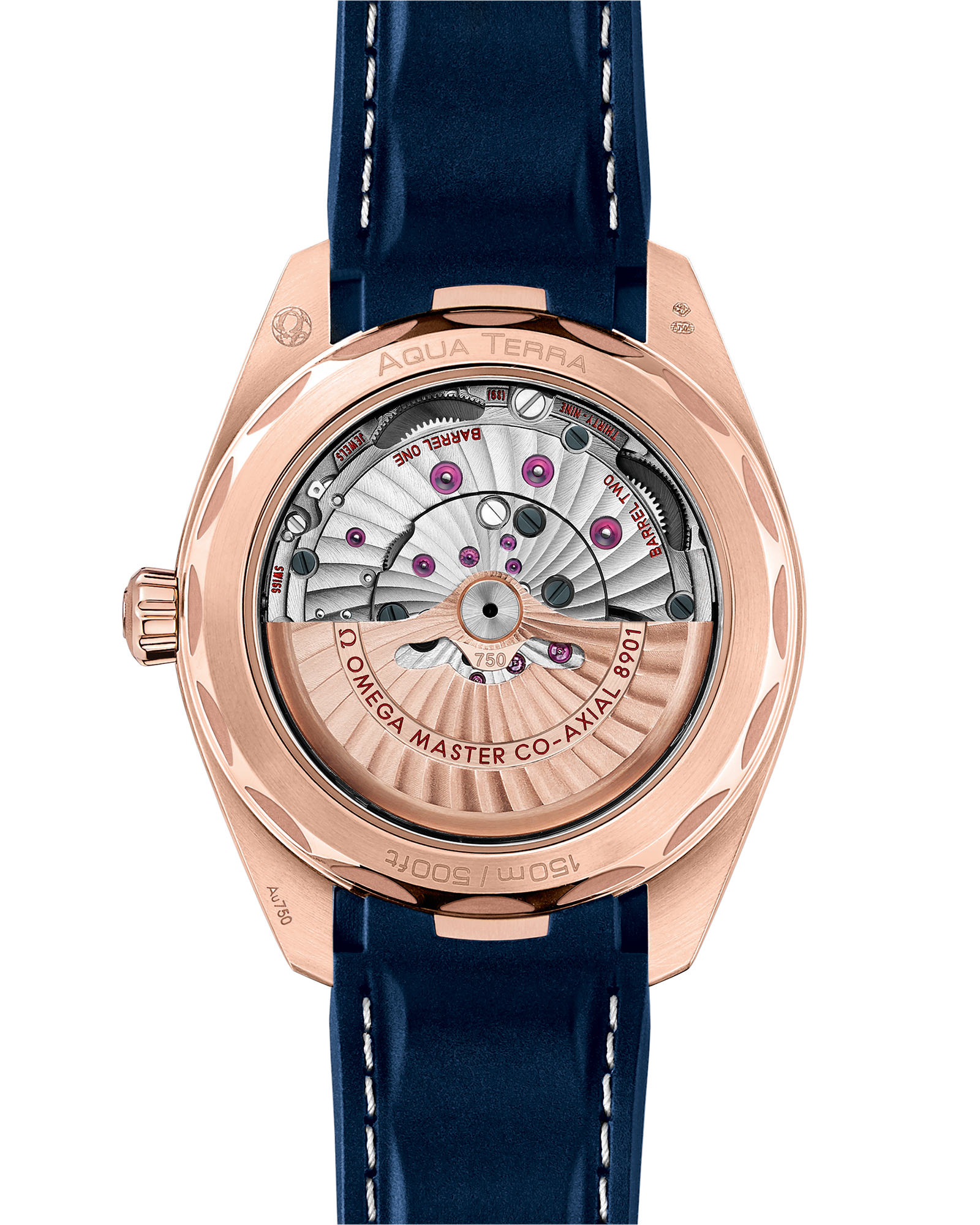 Omega SEAMASTER AQUA TERRA 150M 41 mm, Sedna™ gold on rubber strap 220.52.41.21.03.001 - Image 2