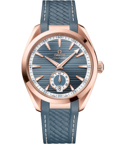 Omega SEAMASTER AQUA TERRA 150M 41 mm, Sedna™ gold on rubber strap 220.52.41.21.03.002