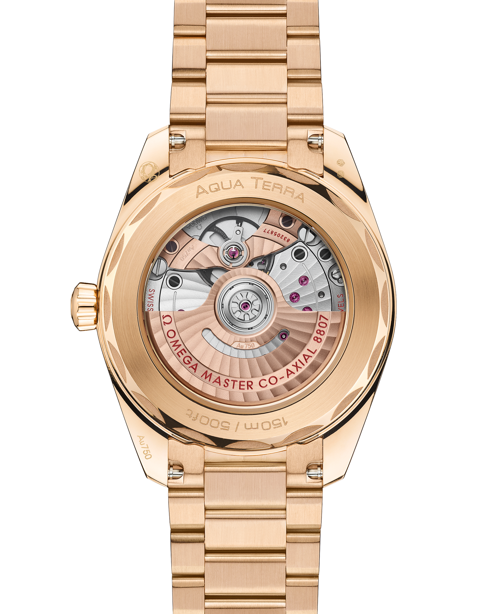 Omega SEAMASTER AQUA TERRA 150M 38 mm, Moonshine™ gold on Moonshine™ gold 220.55.38.20.99.002 - Image 2