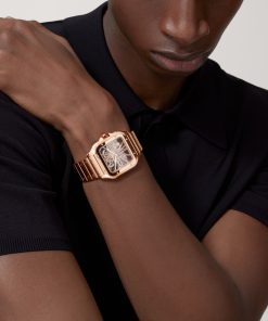 Alternative view of SANTOS DE CARTIER SKELETON WATCH