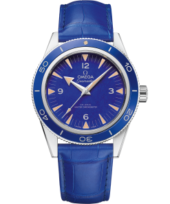 Omega SEAMASTER 300 41 mm, platinum on leather strap 234.93.41.21.99.002