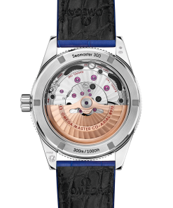 Alternative view of Omega SEAMASTER 300 41 mm, platinum on leather strap 234.93.41.21.99.002