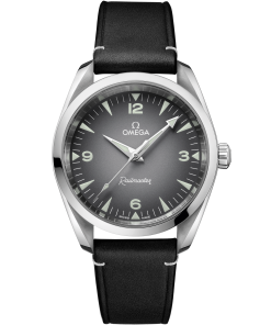 Omega SEAMASTER RAILMASTER 38 mm, steel on leather strap 235.12.38.20.06.001