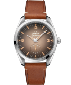 Omega SEAMASTER RAILMASTER 38 mm, steel on leather strap 235.12.38.20.13.001