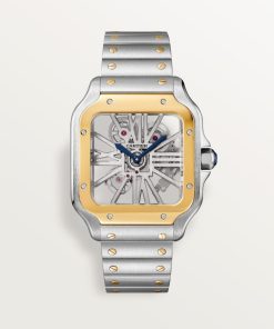 SANTOS DE CARTIER SKELETON WATCH