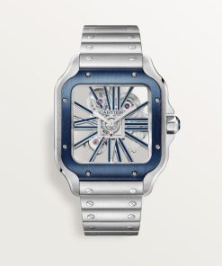 SANTOS DE CARTIER SKELETON WATCH
