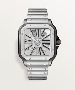 SANTOS DE CARTIER SKELETON WATCH