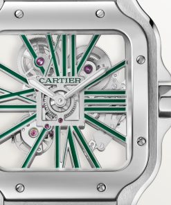 Alternative view of SANTOS DE CARTIER SKELETON WATCH