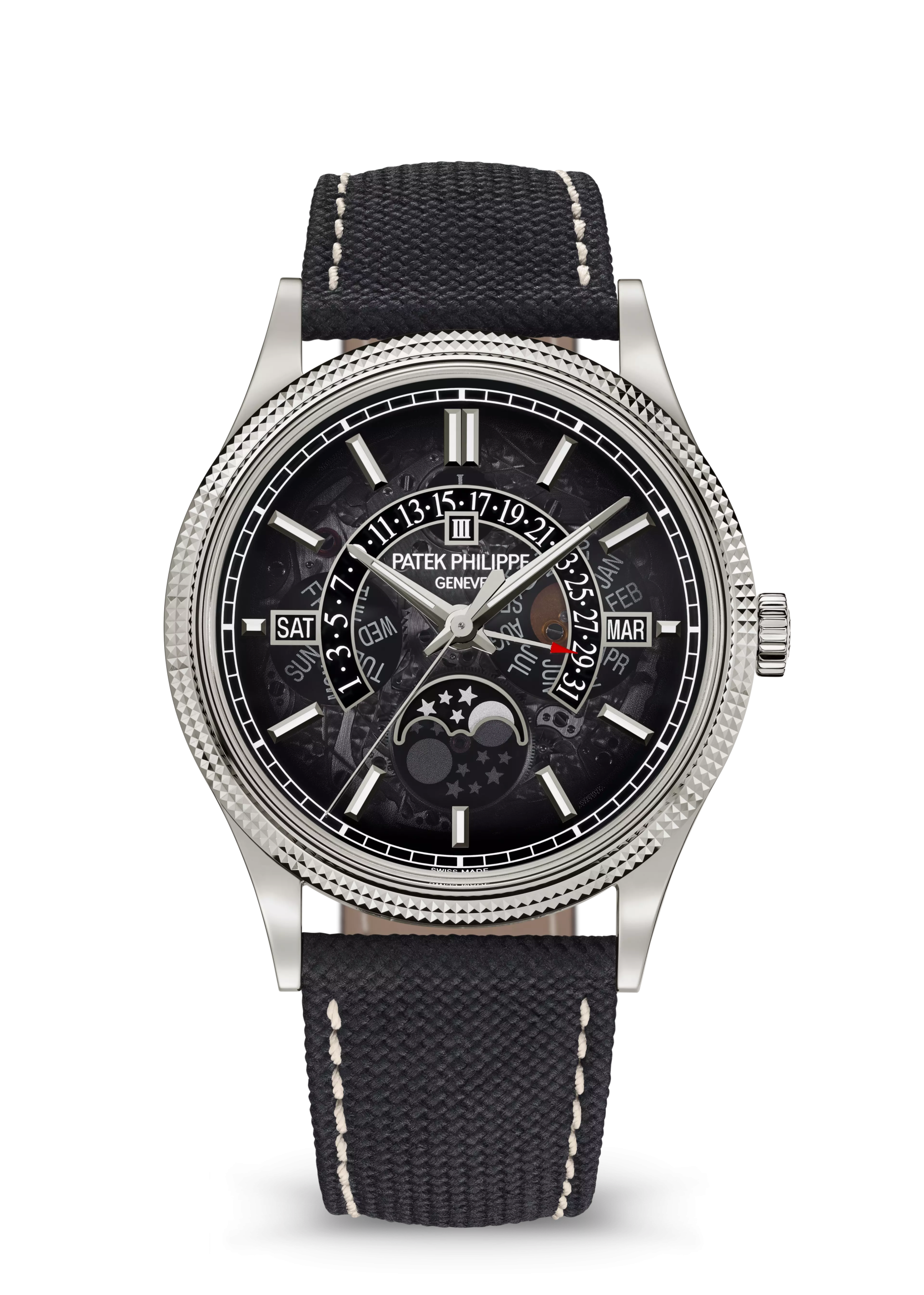 RETROGRADE PERPETUAL CALENDAR White gold 6159G-001