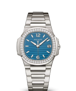 DATE. CENTRAL SECONDS. White gold 7010/1G-013