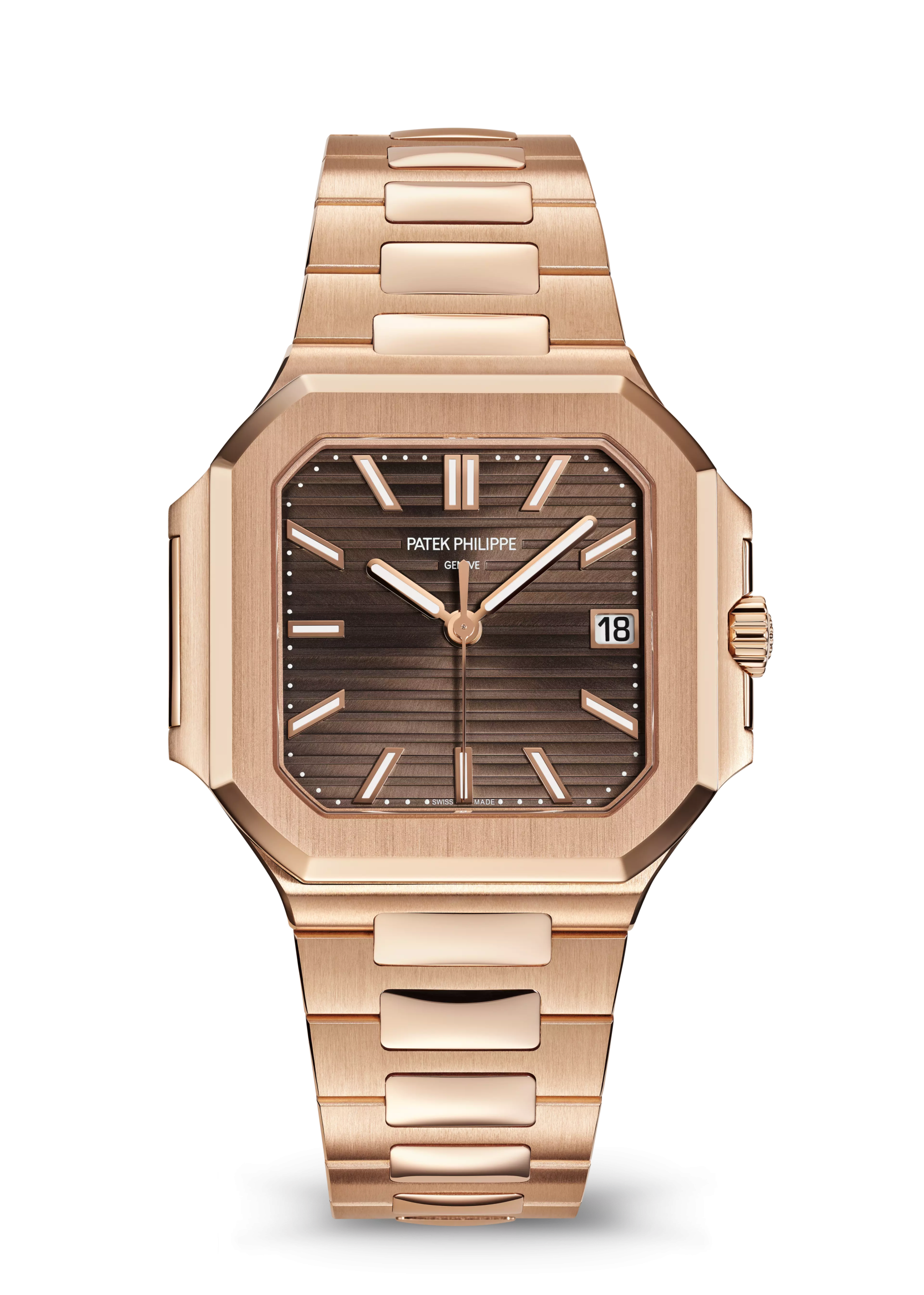 DATE. SWEEP SECONDS. Rose gold 7128/1R-001