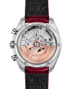 Alternative view of Omega SPEEDMASTER MOONPHASE 44.25 mm, platinum on leather strap 304.93.44.52.99.002