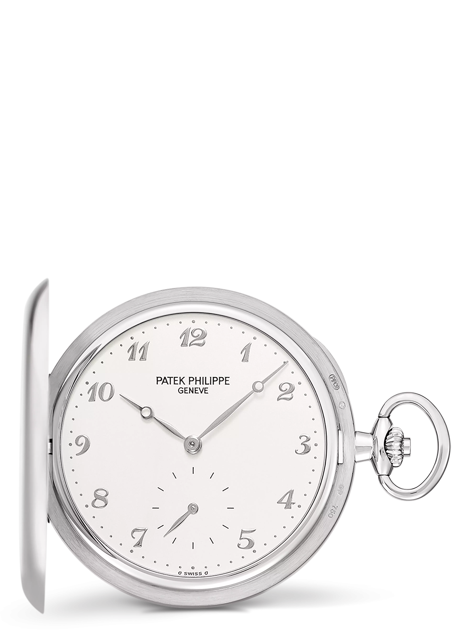 HUNTER-STYLE POCKET WATCH White gold 980G-010