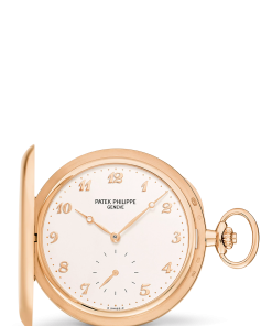 HUNTER-STYLE POCKET WATCH Rose gold 980R-001