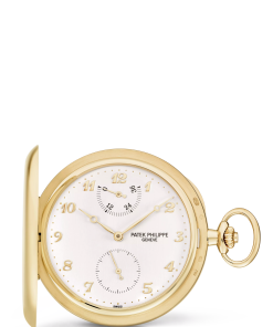 HUNTER-STYLE POCKET WATCH Yellow gold 983J-001