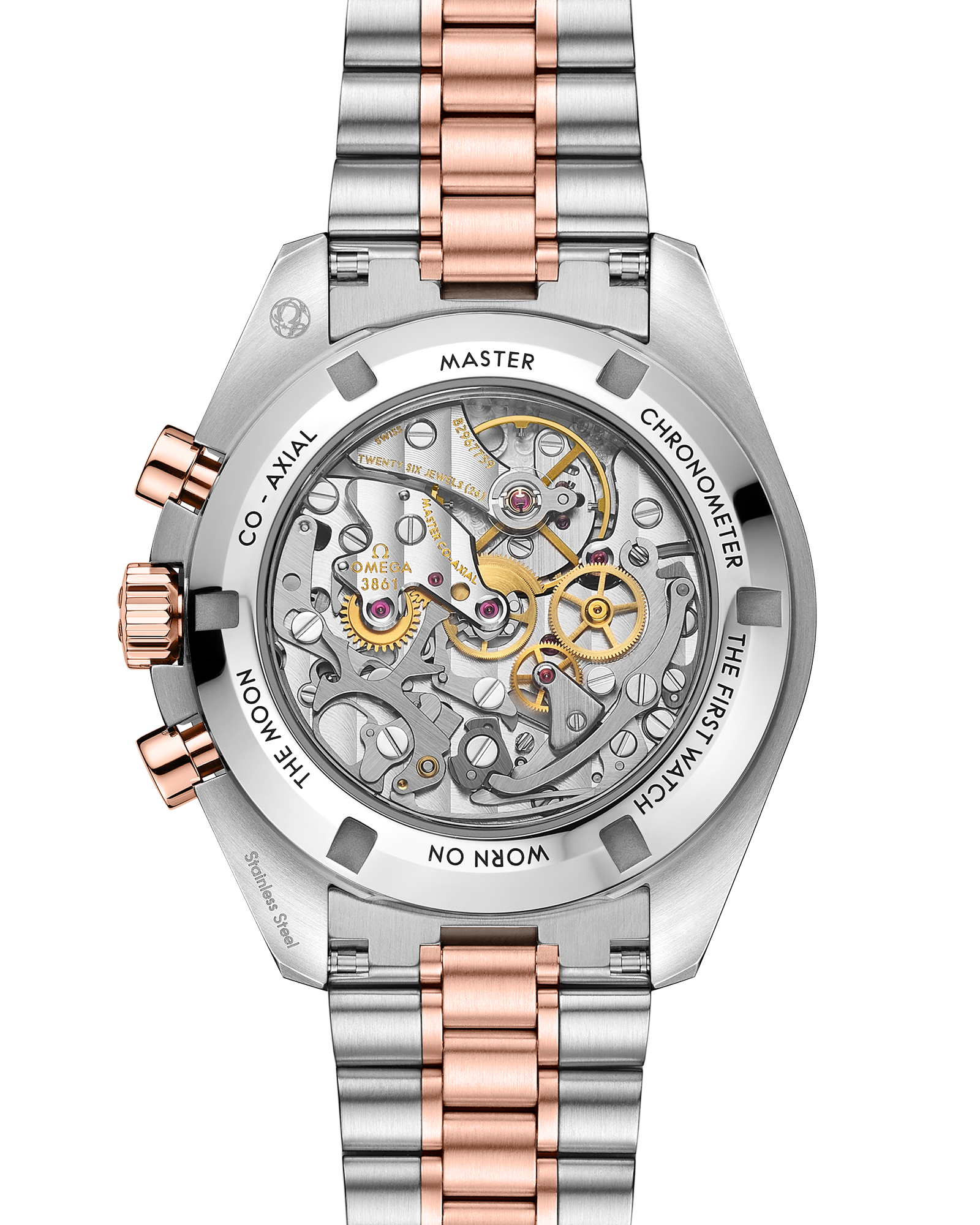 Omega SPEEDMASTER MOONWATCH PROFESSIONAL 42 mm, steel ‑ Sedna™ gold on steel ‑ Sedna™ gold 310.20.42.50.99.001 - Image 2