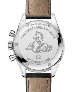 Alternative view of Omega SPEEDMASTER FIRST OMEGA IN SPACE 39.7 mm, steel on leather strap 310.32.40.50.06.001