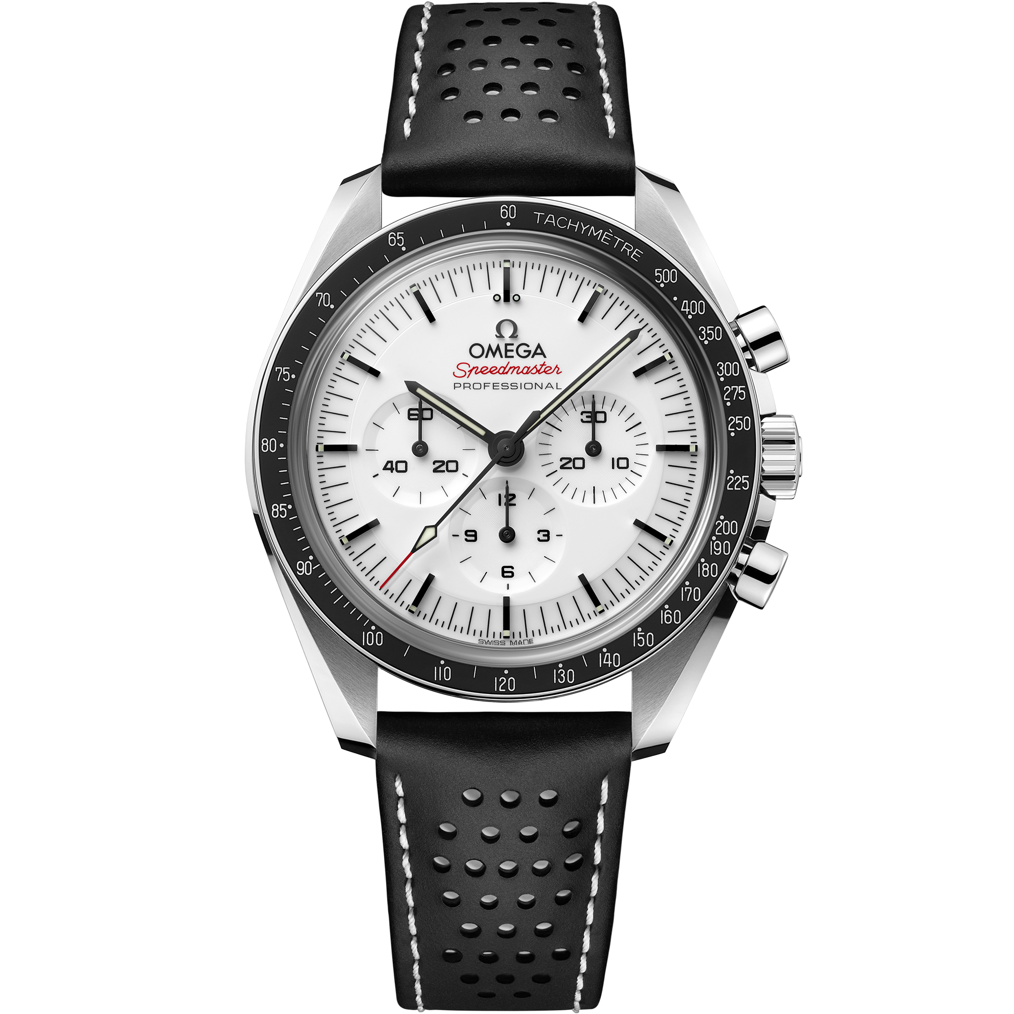 Omega SPEEDMASTER MOONWATCH PROFESSIONAL 42 mm, steel on leather strap 310.32.42.50.04.002