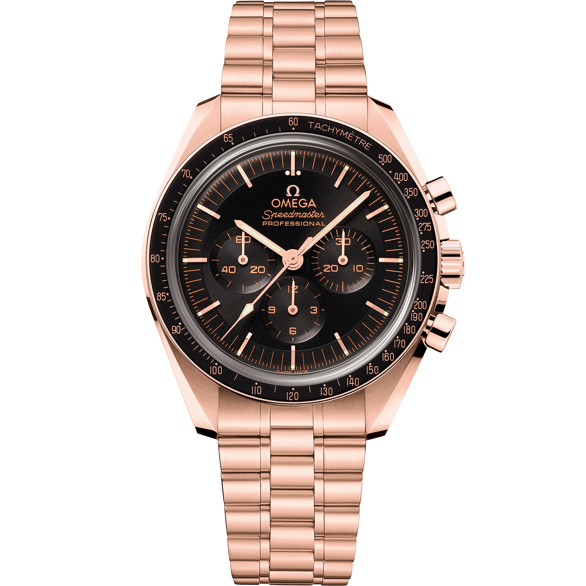 Omega SPEEDMASTER MOONWATCH PROFESSIONAL 42 mm, Sedna™ gold on Sedna™ gold 310.60.42.50.01.001