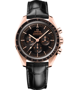 Omega SPEEDMASTER MOONWATCH PROFESSIONAL 42 mm, Sedna™ gold on leather strap 310.63.42.50.01.001