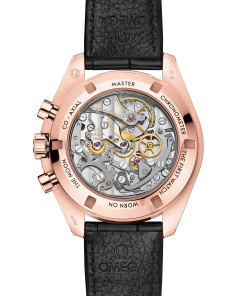 Alternative view of Omega SPEEDMASTER MOONWATCH PROFESSIONAL 42 mm, Sedna™ gold on leather strap 310.63.42.50.01.001
