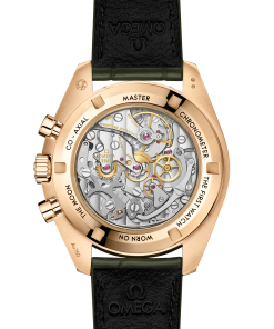 Alternative view of Omega SPEEDMASTER MOONWATCH PROFESSIONAL 42 mm, Moonshine™ gold on leather strap 310.63.42.50.10.001