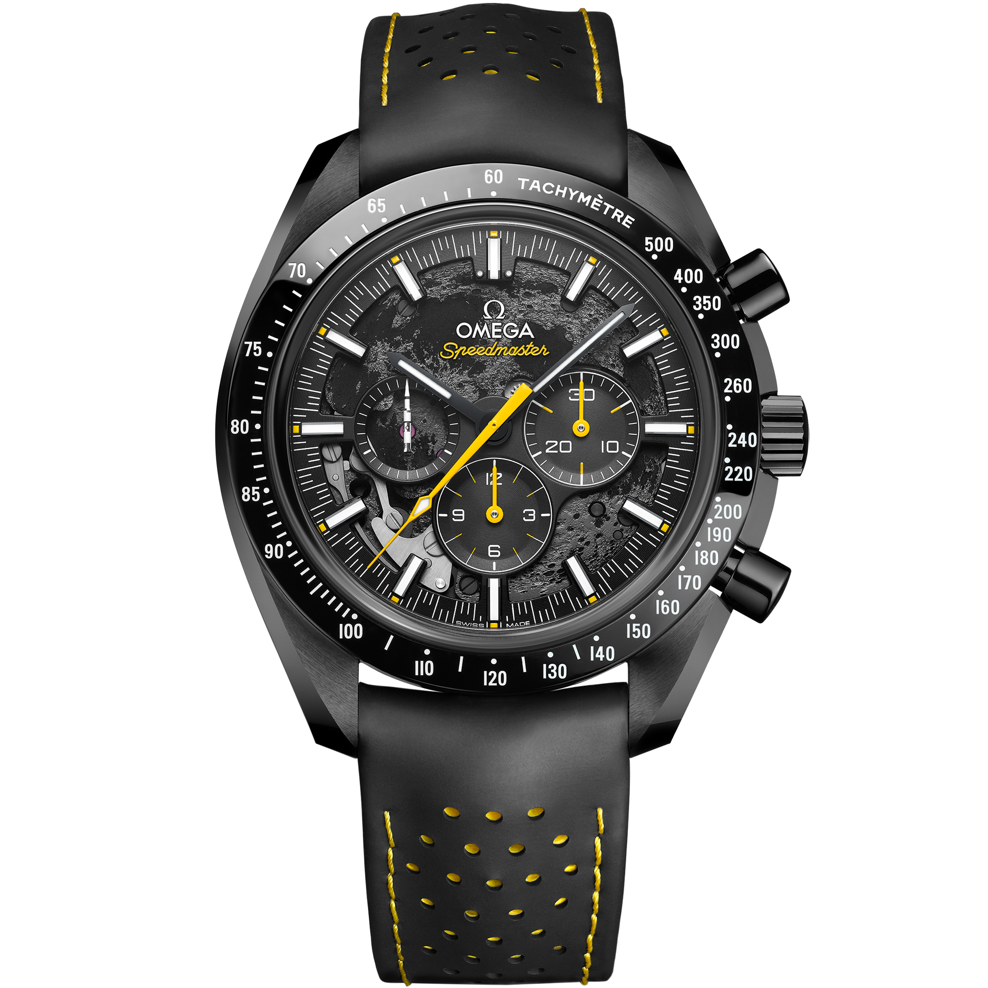 Omega SPEEDMASTER DARK SIDE OF THE MOON 44.25 mm, black ceramic on rubber strap 310.92.44.50.01.001