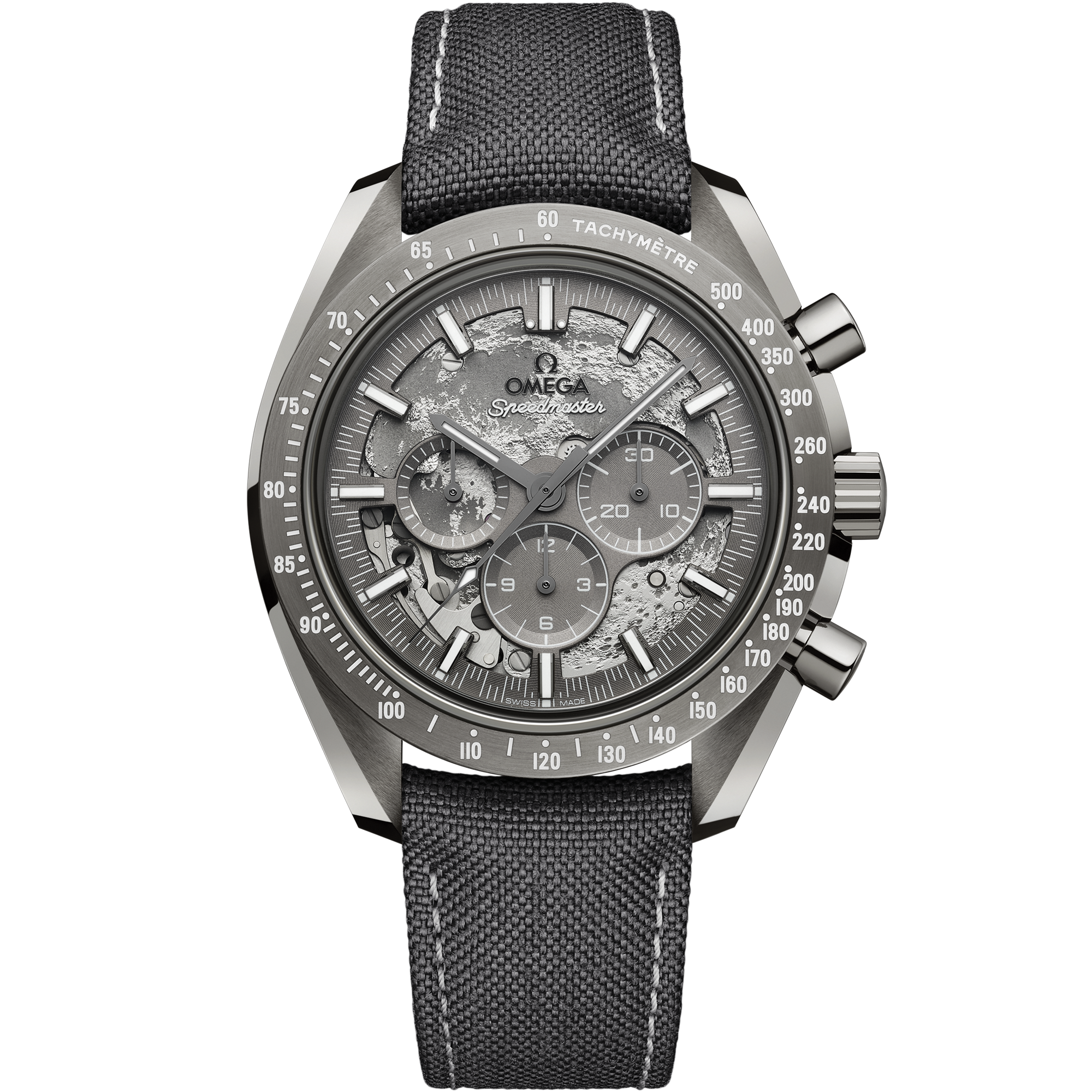 Omega SPEEDMASTER DARK SIDE OF THE MOON 44.25 mm, grey ceramic on coated nylon fabric strap 310.92.44.50.06.001