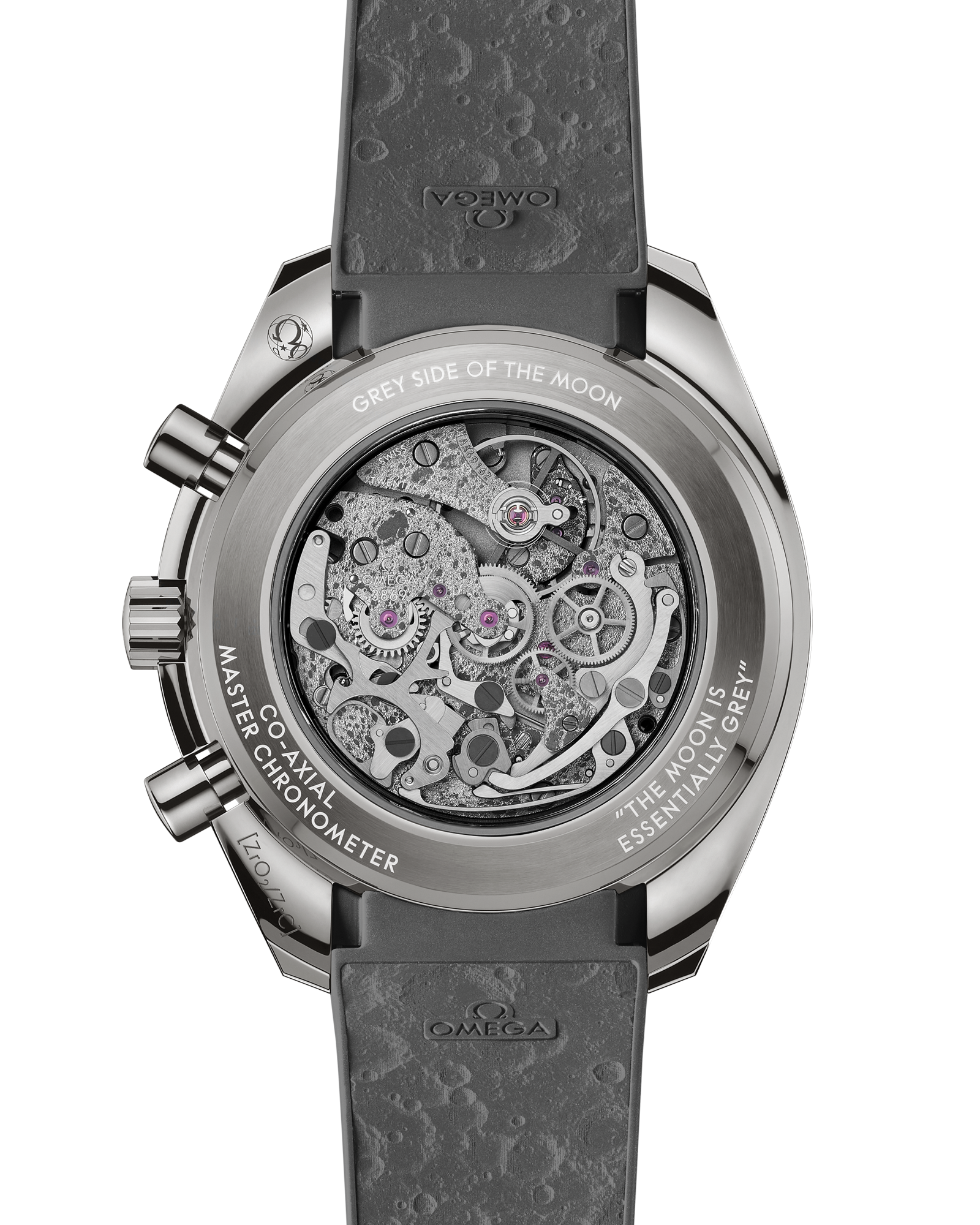 Omega SPEEDMASTER DARK SIDE OF THE MOON 44.25 mm, grey ceramic on rubber strap 310.92.44.50.06.002 - Image 2