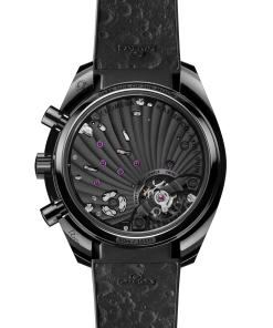 Alternative view of Omega SPEEDMASTER DARK SIDE OF THE MOON 44.25 mm, black ceramic on rubber strap 310.92.44.51.01.001