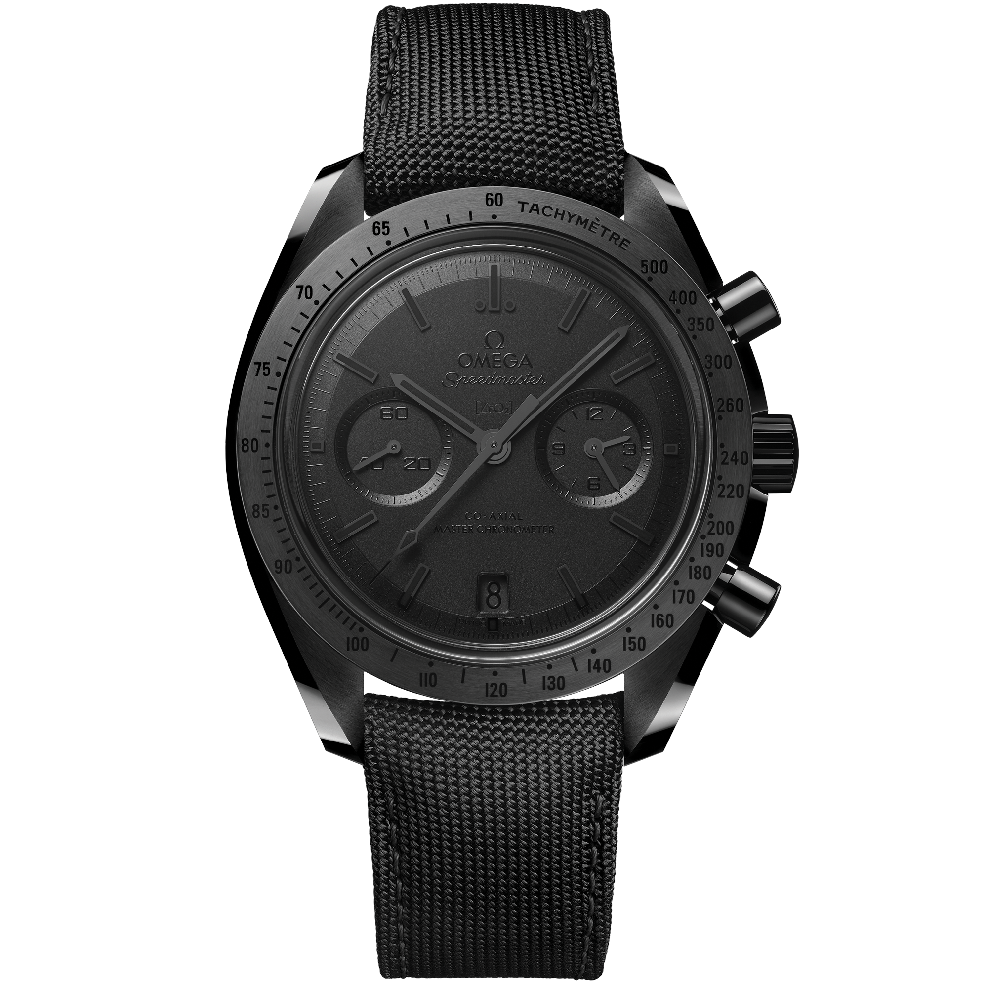 Omega SPEEDMASTER DARK SIDE OF THE MOON 44.25 mm, black ceramic on coated nylon fabric strap 310.92.44.51.01.003